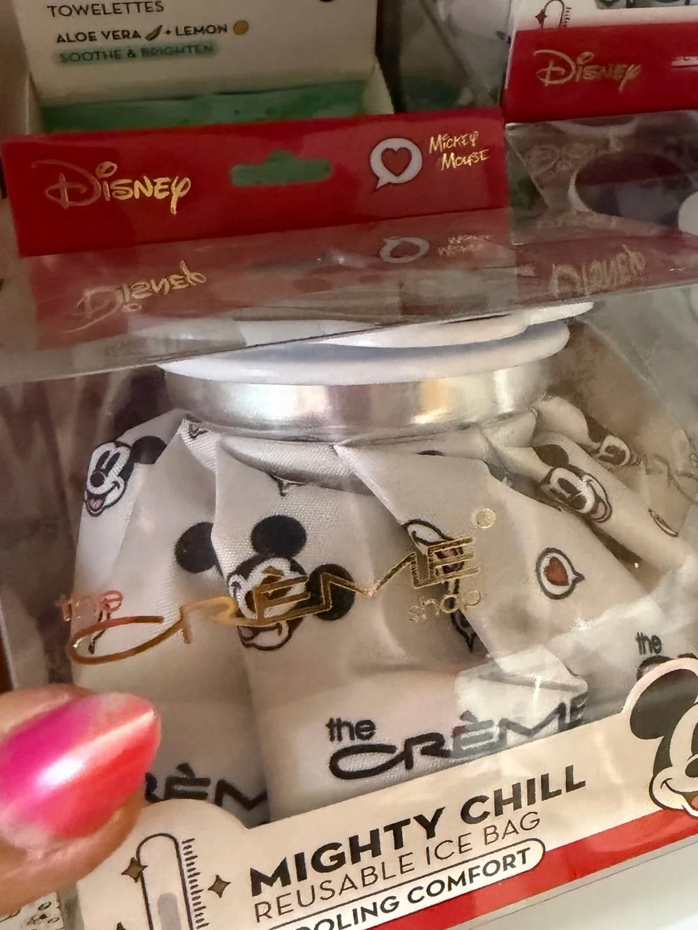 Disney x The Crème Shop Mickey Mouse Kids Reusable Ice Bag - Cooling Comfort
